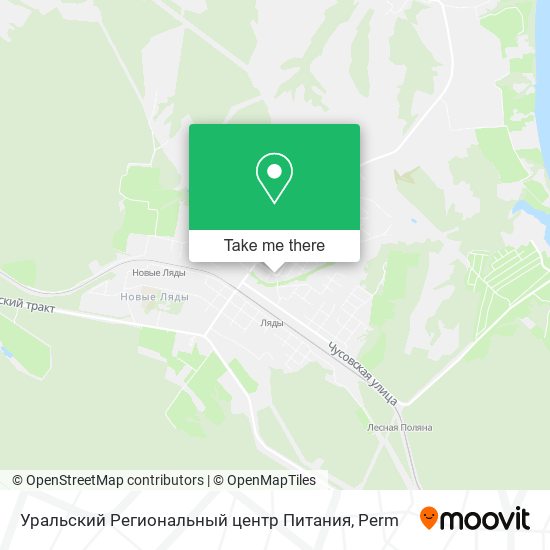 Уральский Региональный центр Питания map