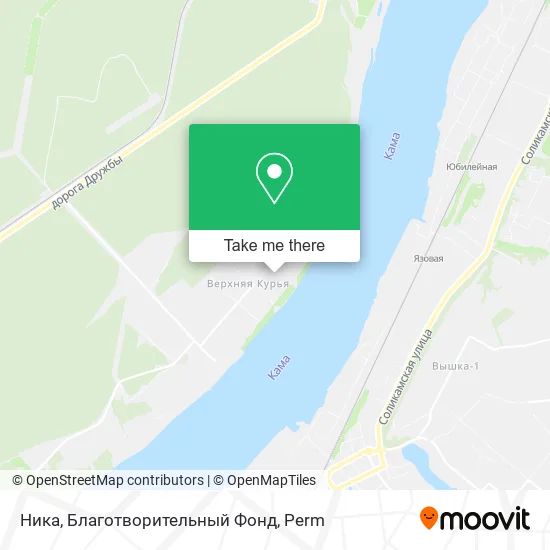 Ника, Благотворительный Фонд map