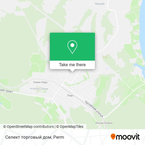 Селект торговый дом map