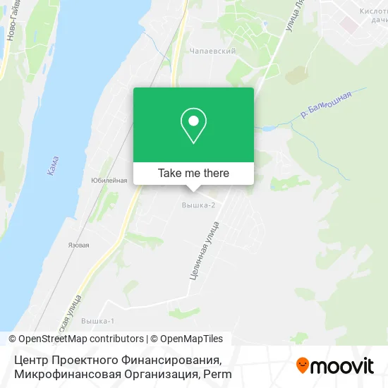 Центр Проектного Финансирования, Микрофинансовая Организация map