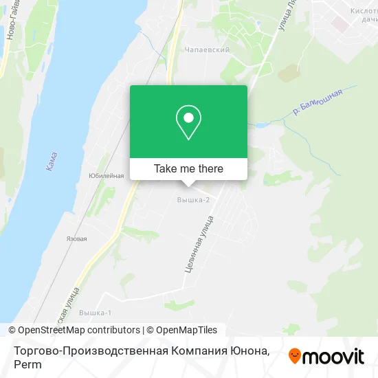 Торгово-Производственная Компания Юнона map