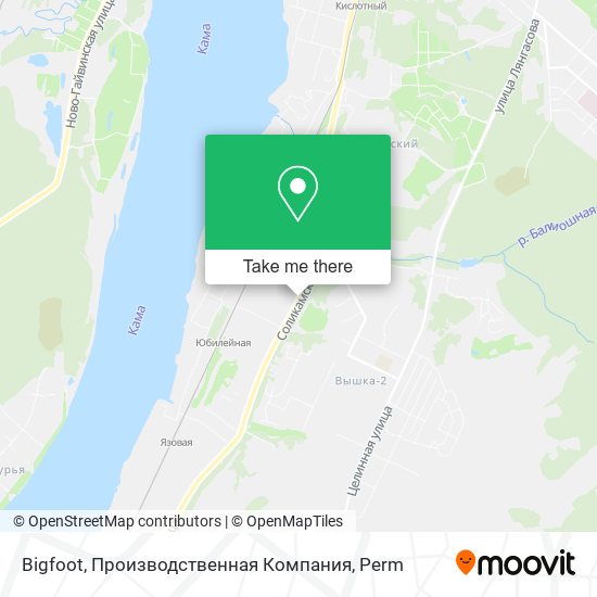 Bigfoot, Производственная Компания map