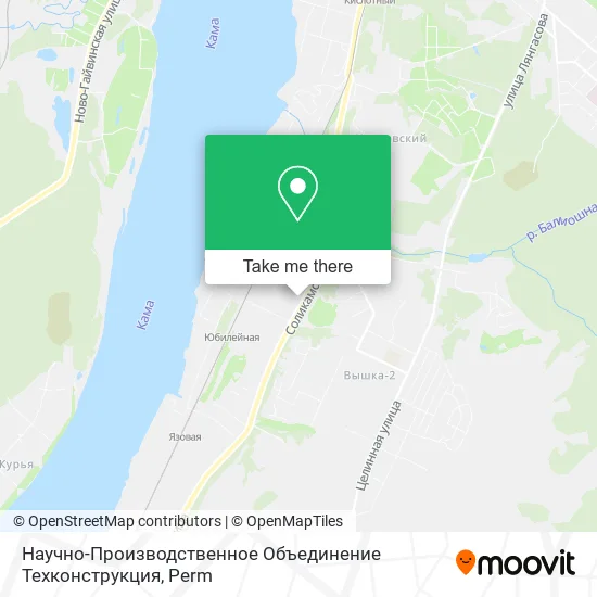 Научно-Производственное Объединение Техконструкция map