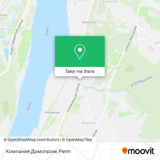 Компания Домопром map