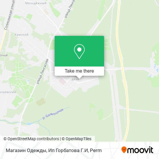 Магазин Одежды, Ип Горбатова Г.И map