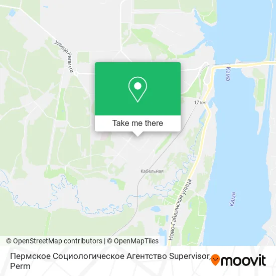 Пермское Социологическое Агентство Supervisor map