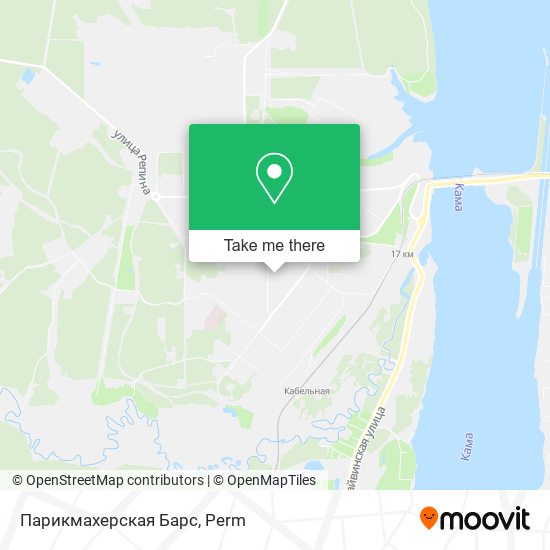 Парикмахерская Барс map