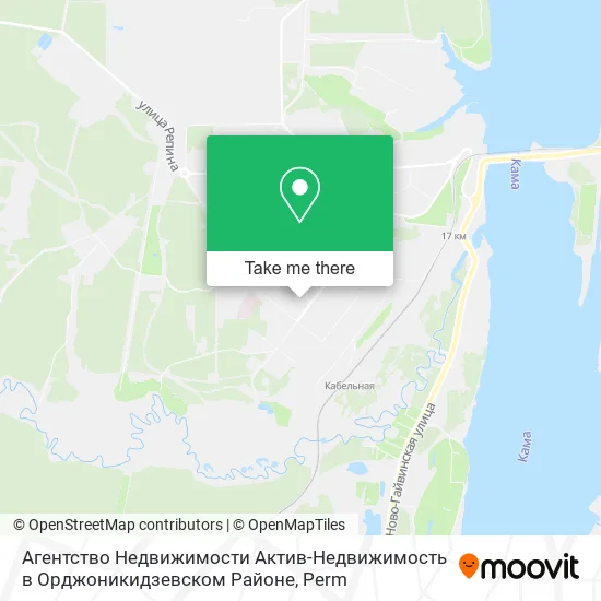 Агентство Недвижимости Актив-Недвижимость в Орджоникидзевском Районе map