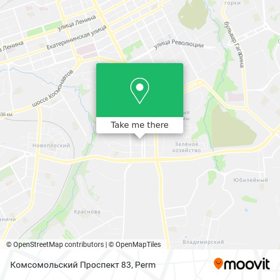 Комсомольский Проспект 83 map