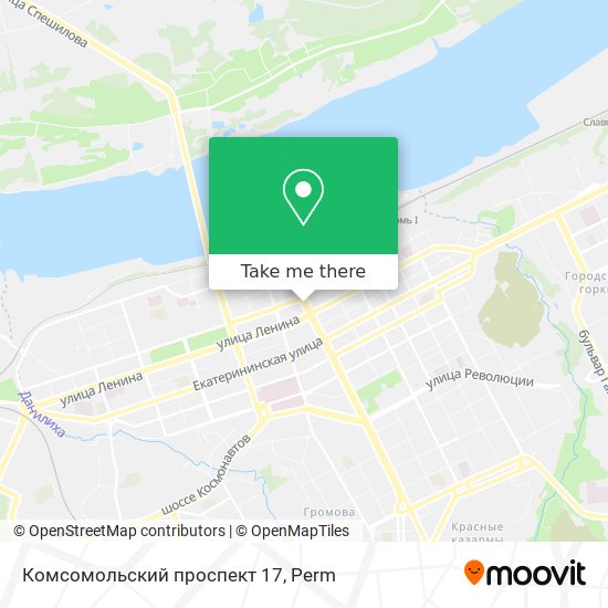 Комсомольский проспект 17 map
