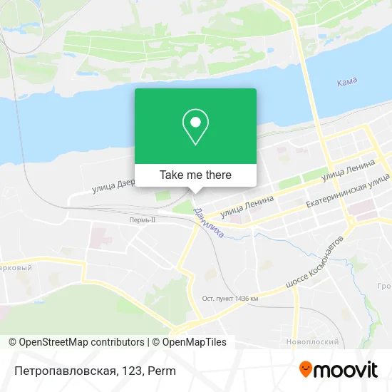 Петропавловская, 123 map
