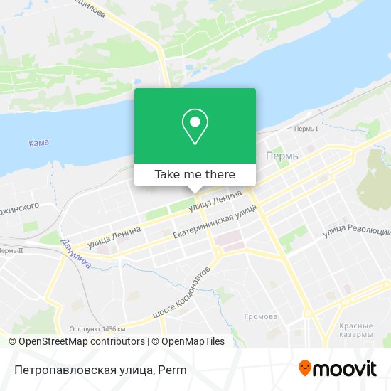 Петропавловская улица map