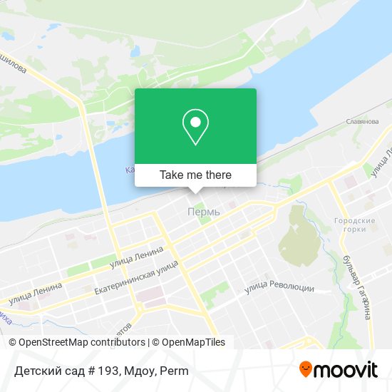 Детский сад # 193, Мдоу map