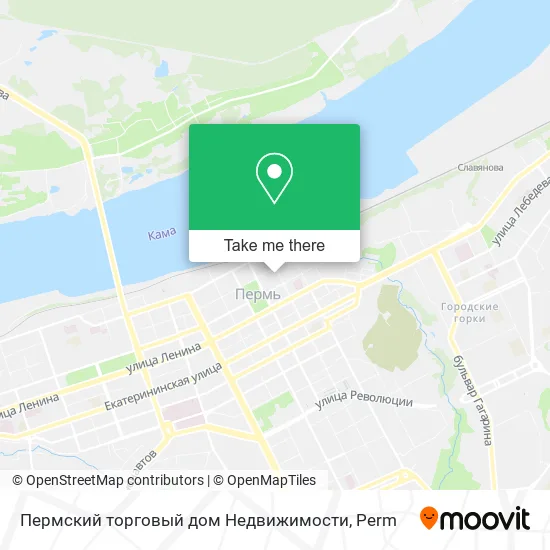 Пермский торговый дом Недвижимости map