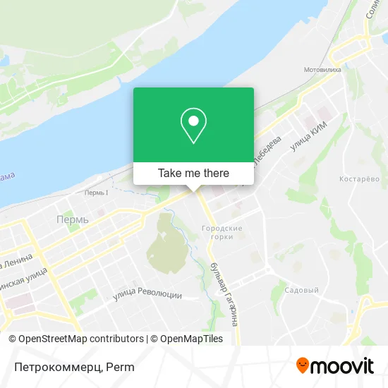 Петрокоммерц map