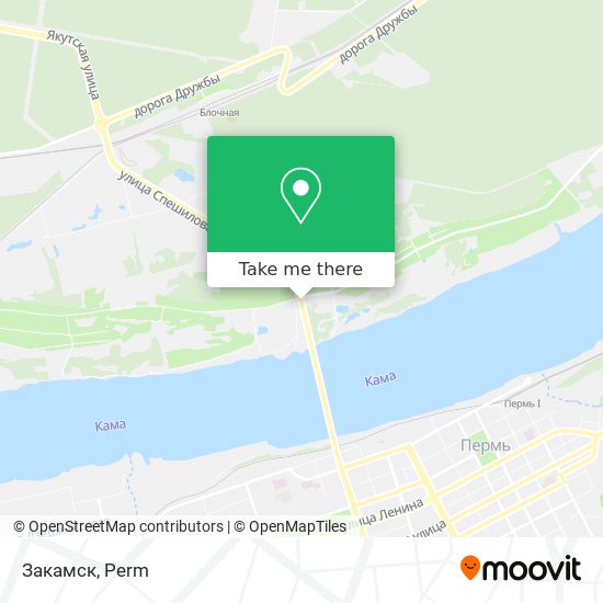 Закамск map