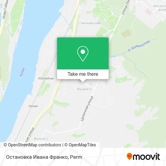 Остановка Ивана Франко map