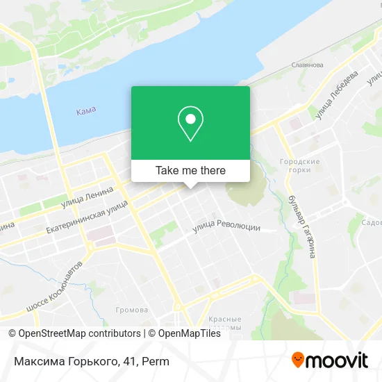 Максима Горького, 41 map