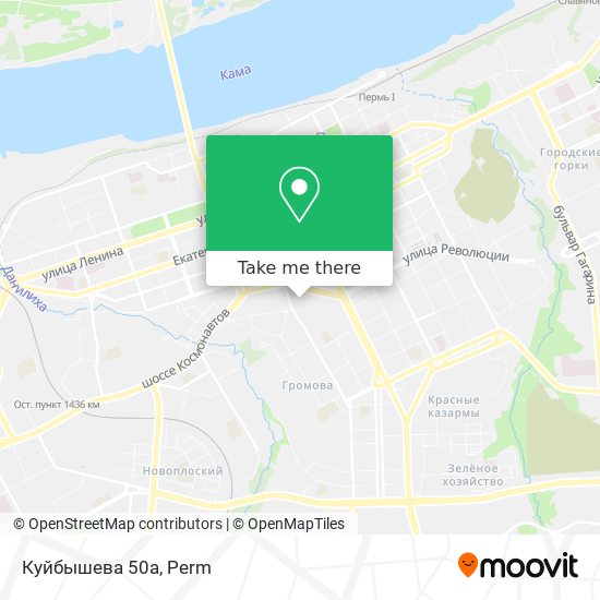 Куйбышева 50а map