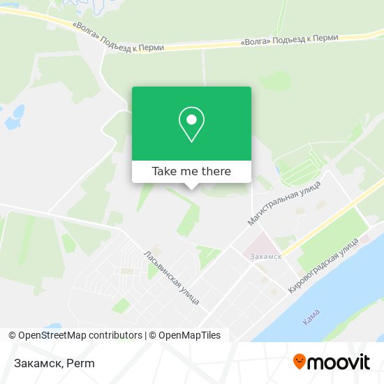 Закамск map