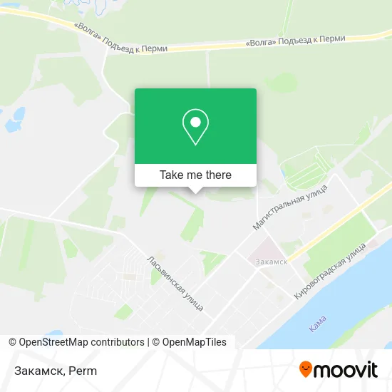 Закамск map