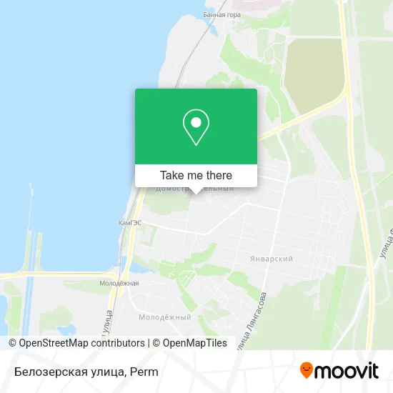 Белозерская улица map
