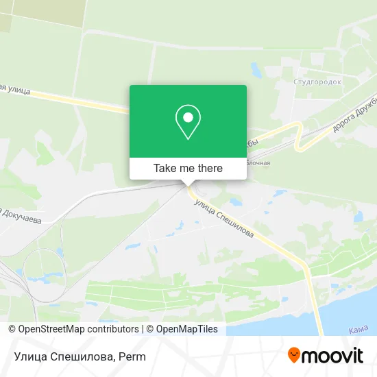 Улица Спешилова map