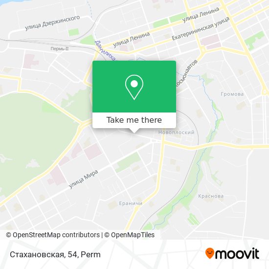 Стахановская, 54 map