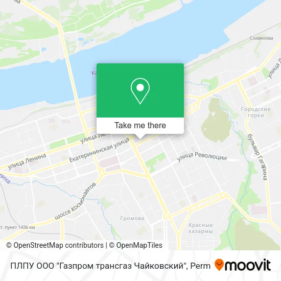 ПЛПУ ООО "Газпром трансгаз Чайковский" map