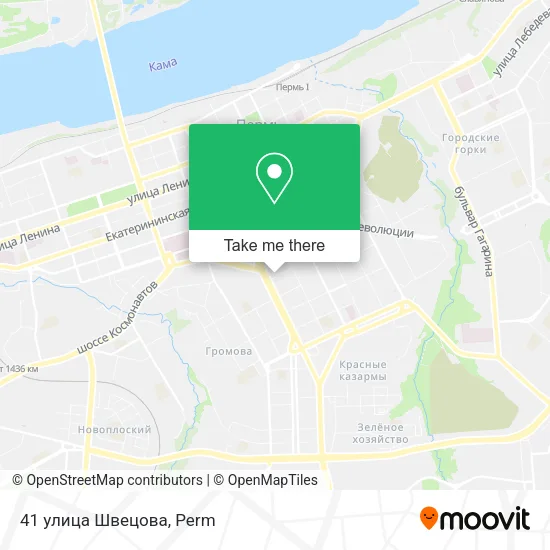 41 улица Швецова map