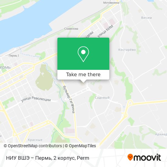 НИУ ВШЭ – Пермь, 2 корпус map