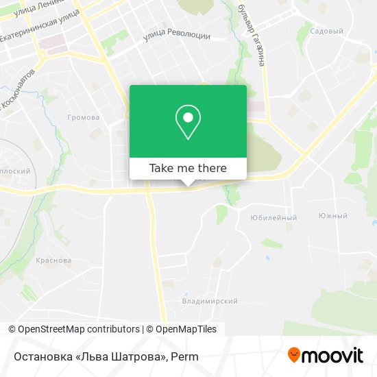 Остановка «Льва Шатрова» map