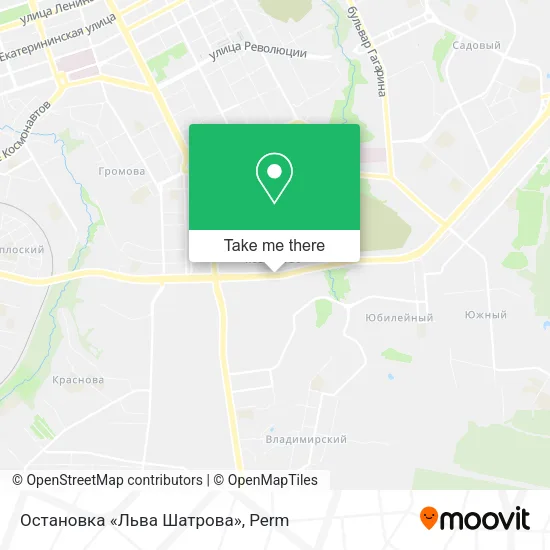 Остановка «Льва Шатрова» map