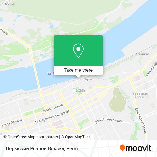 Пермский Речной Вокзал map