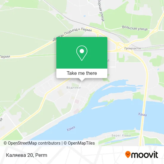 Каляева 20 map