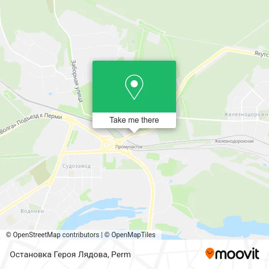 Остановка Героя Лядова map