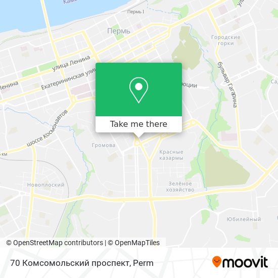 70 Комсомольский проспект map