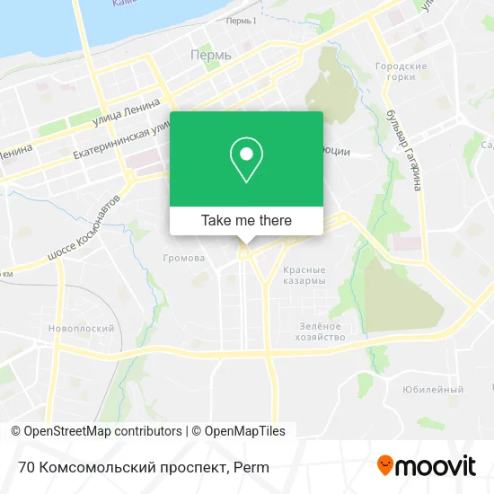 70 Комсомольский проспект map