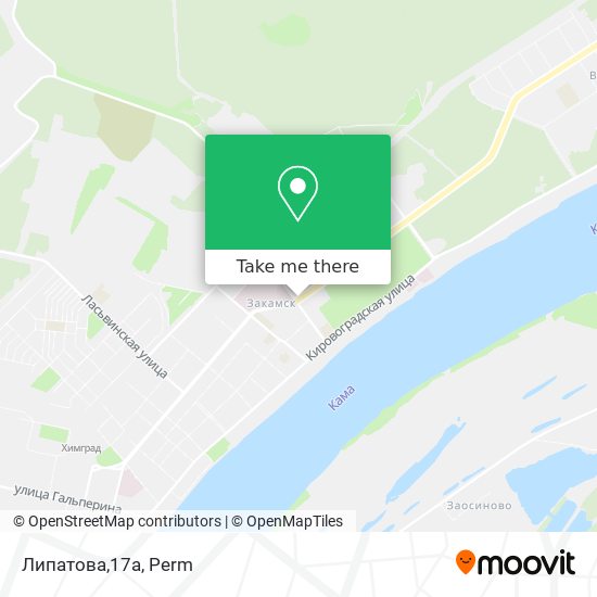Липатова,17а map