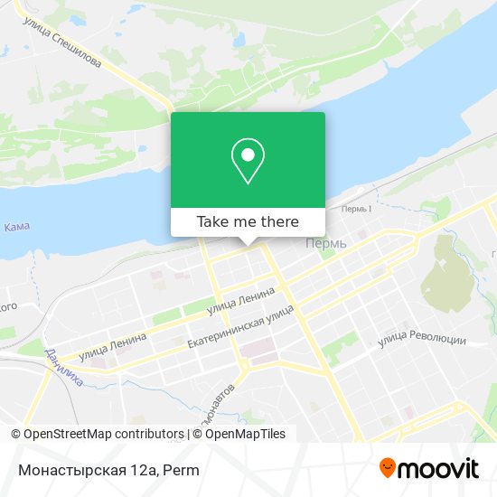 Монастырская 12а map
