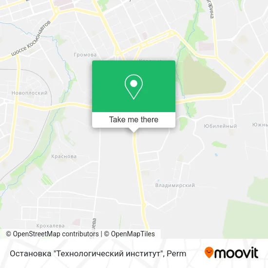 Остановка "Технологический институт" map
