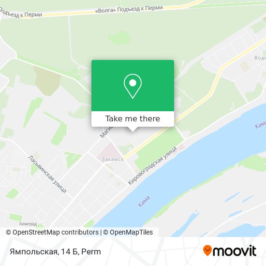 Ямпольская, 14 Б map
