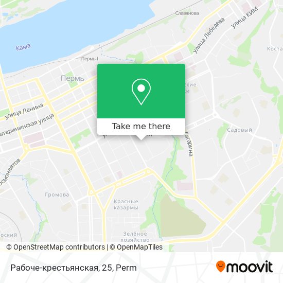 Рабоче-крестьянская, 25 map