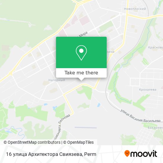 16 улица Архитектора Свиязева map