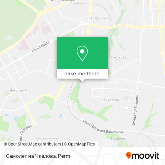 Самолет на Чкалова map