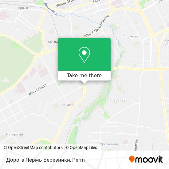 Дорога Пермь-Березники map