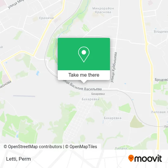 Letti map