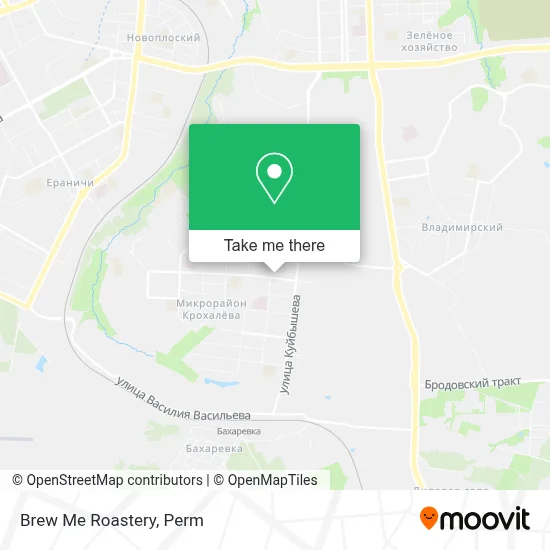 Brew Me Roastery map