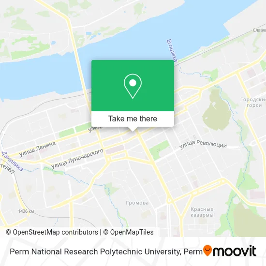 Perm National Research Polytechnic University map