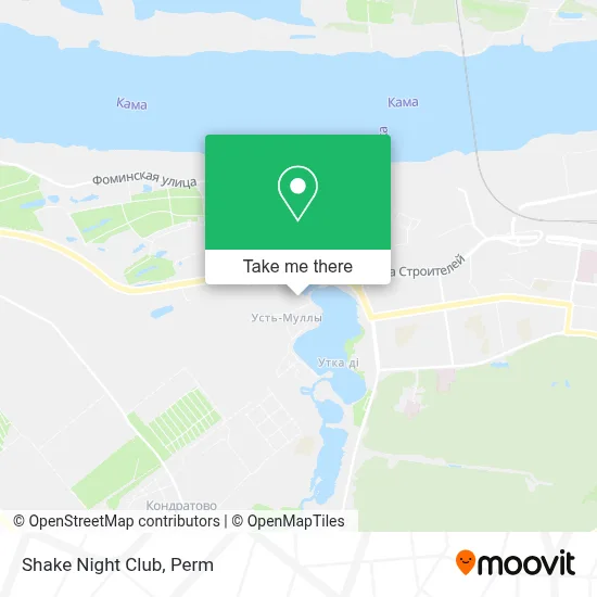 Shake Night Club map